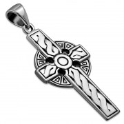 Celtic Cross Silver Pendant, pn142